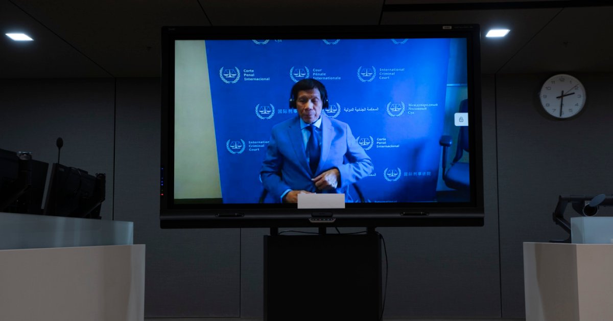 Duterte charged with murder before ICC, prosecutors say