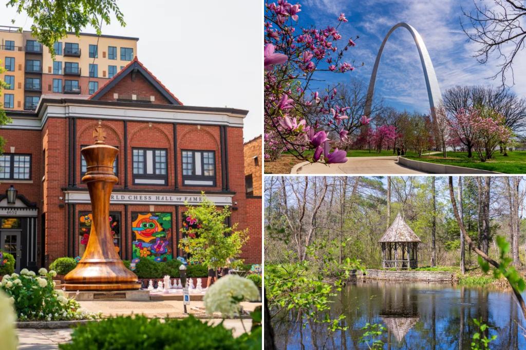 St. Louis family attractions collage