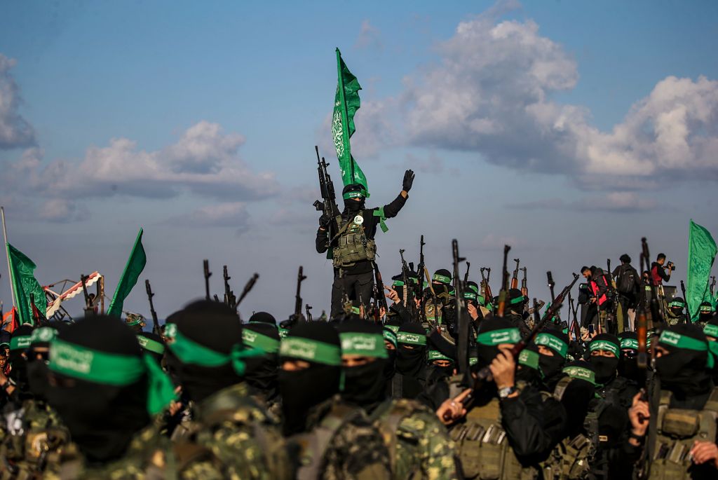 Fighters in Gaza
