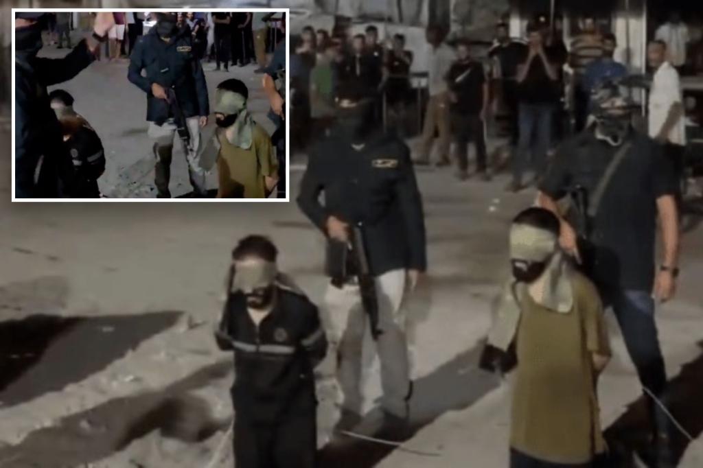 Hamas authorities execute 3 Palestinians in Gaza for alleged collaboration with Israel, footage shows