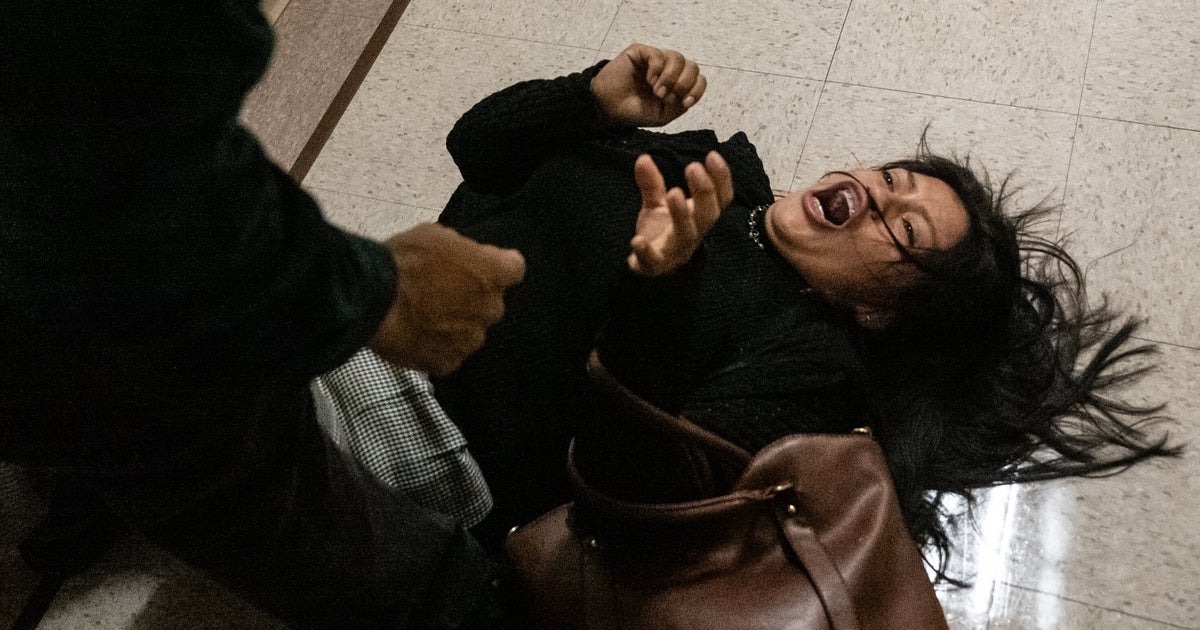 ICE officer placed on leave after video shows woman slammed at NYC courthouse