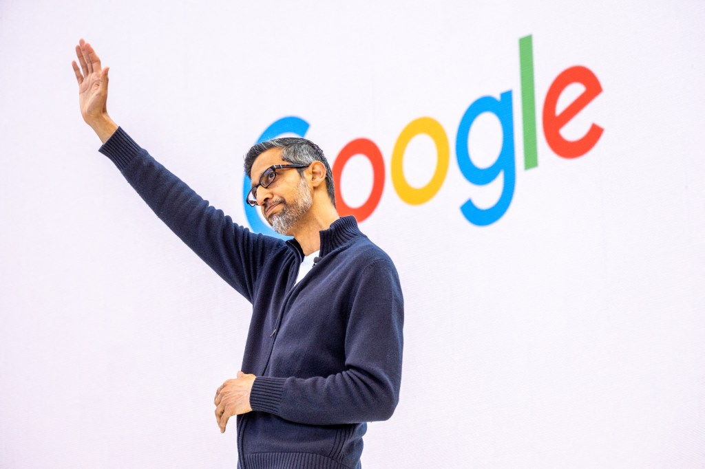 Sundar Pichai addresses
