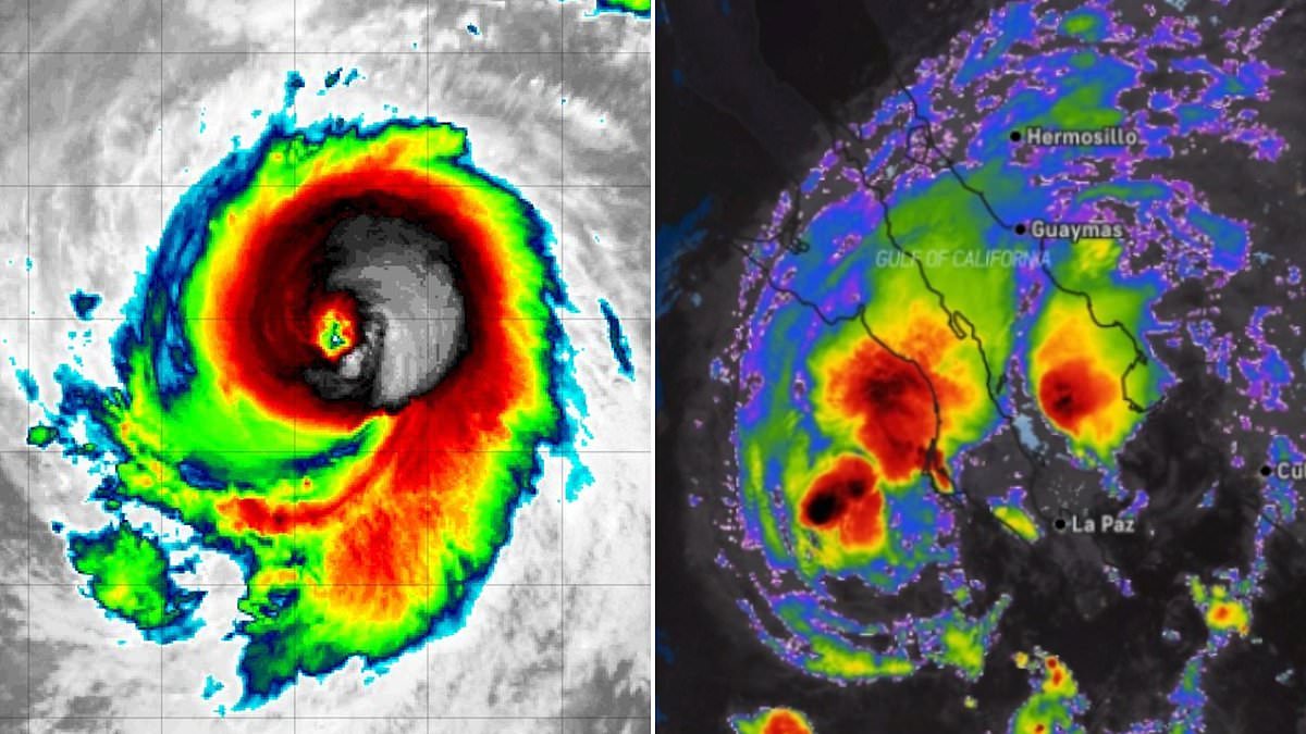 Millions in U.S. Face Flood Threat as Hurricanes Lorena and Kiko Loom Off West Coast