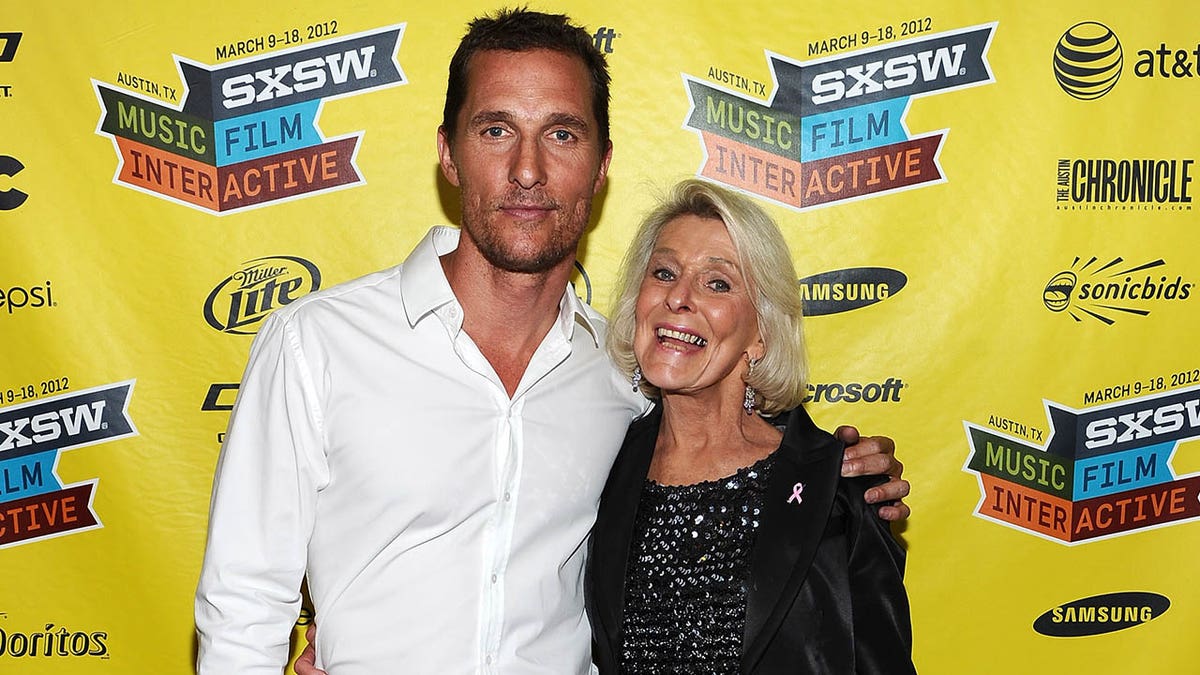 Matthew McConaughey with Kay McConaughey at SXSW