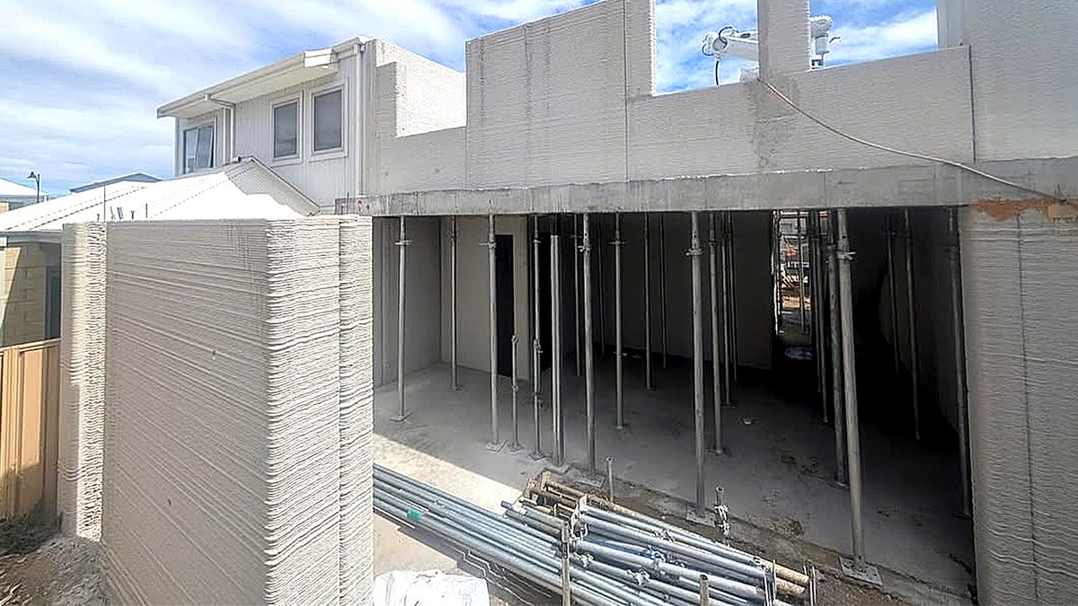 Australia Debuts First Multi-Story 3D-Printed Home, Structural Walls Built in 18 Hours