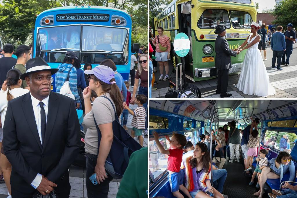 Vintage NYC Buses Take Center Stage at Transit Museum Festival