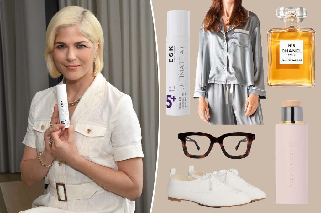 Selma Blair champions aging with new skincare line and a list of trusted beauty staples