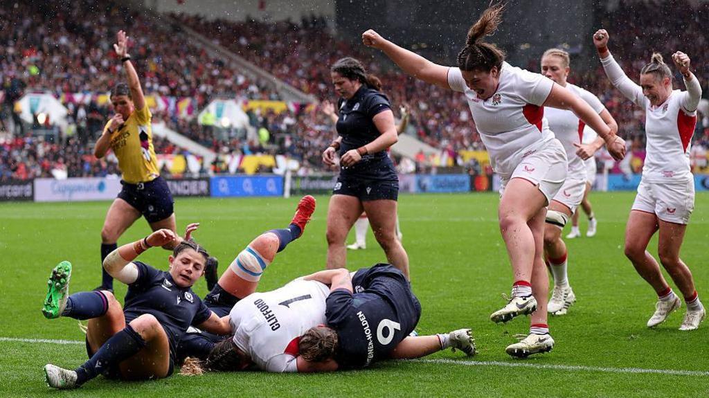 England rout Scotland 40-8 to reach Rugby World Cup semi-finals, extend winning streak to 31