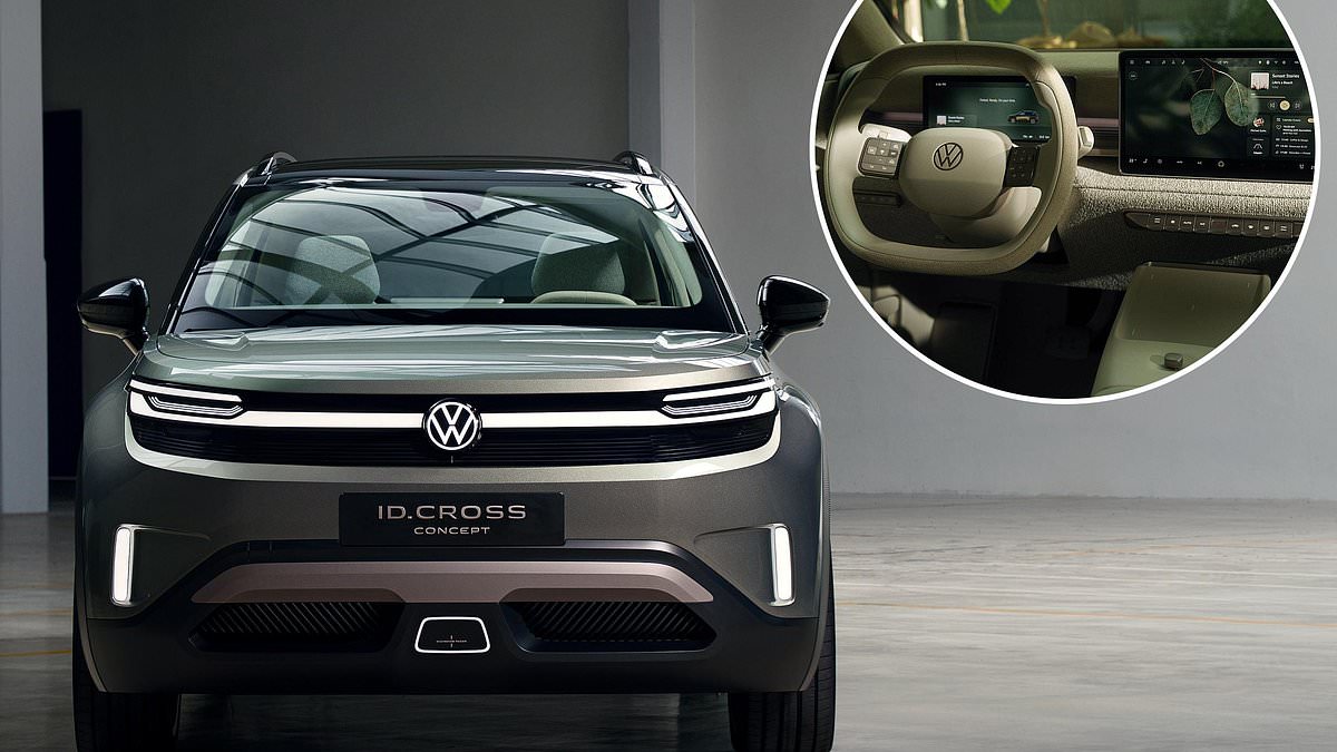 Volkswagen previews ID.Cross with smartphone-inspired ‘calm status’ to curb driver distraction