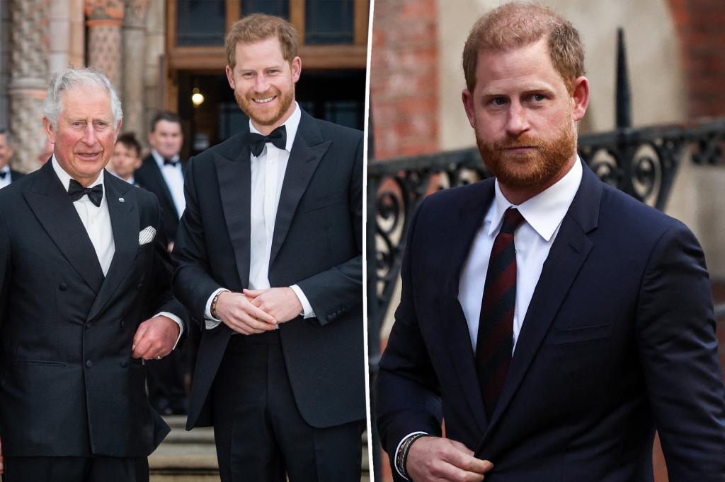 Prince Harry rejects 'sabotaging' claims about reconciliation with King Charles