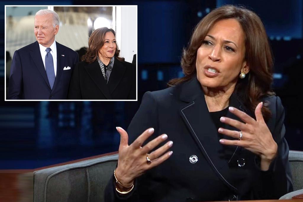 Harris says Biden administration didn't provide enough support for her doomed presidential bid