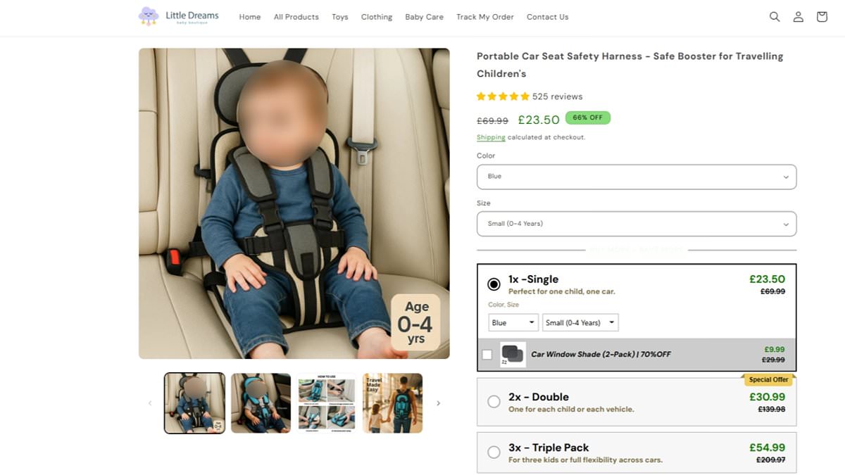 'Killer' Child Car Seats Still Sold Online a Decade After First Warnings