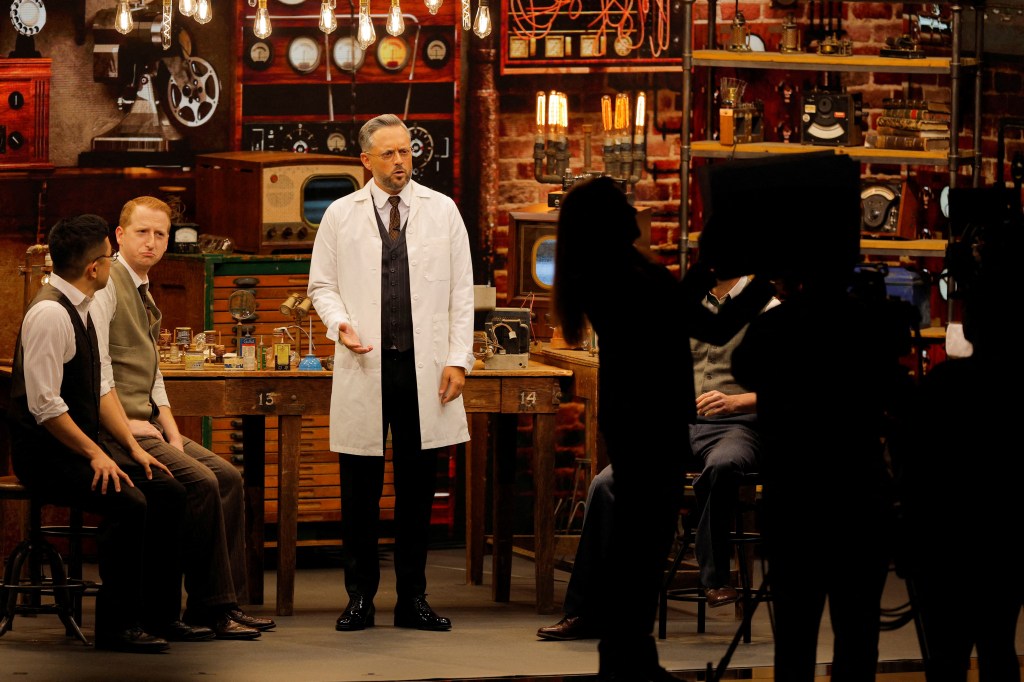 Show host Nate Bargatze speaks onstage