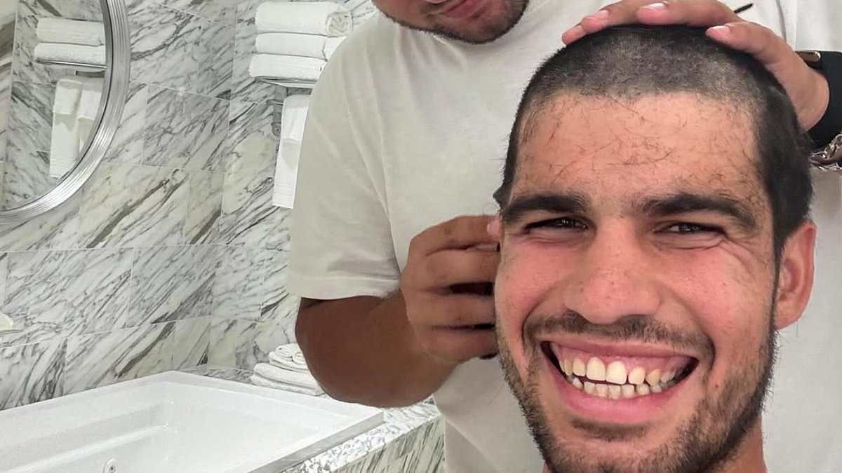 Carlos Alcaraz teases new look after brother's 'terrible' buzzcut following US Open triumph
