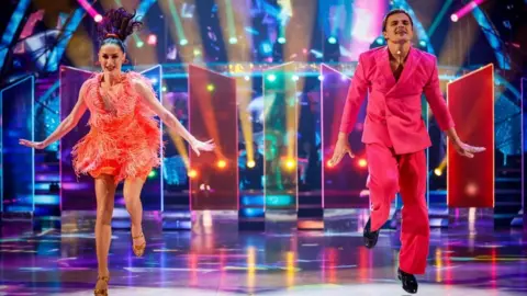 Amber Davies and Nikita Kuzmin in the final