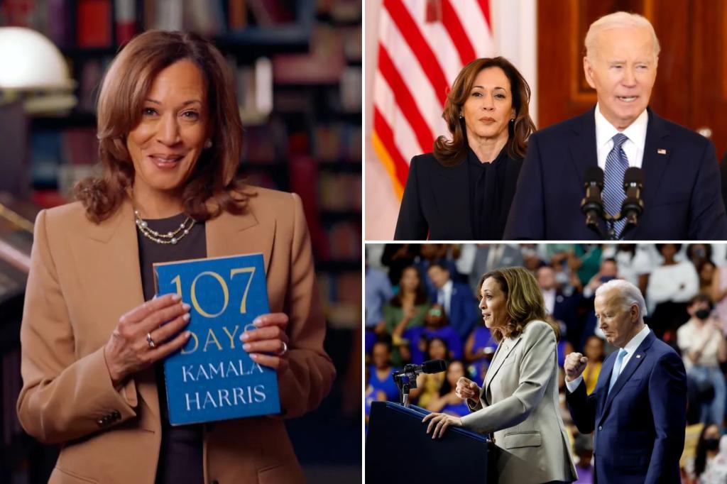 Kamala Harris Breaks Silence on Biden's Dropout, Calls Move 'Recklessness' in Preview of '107 Days'