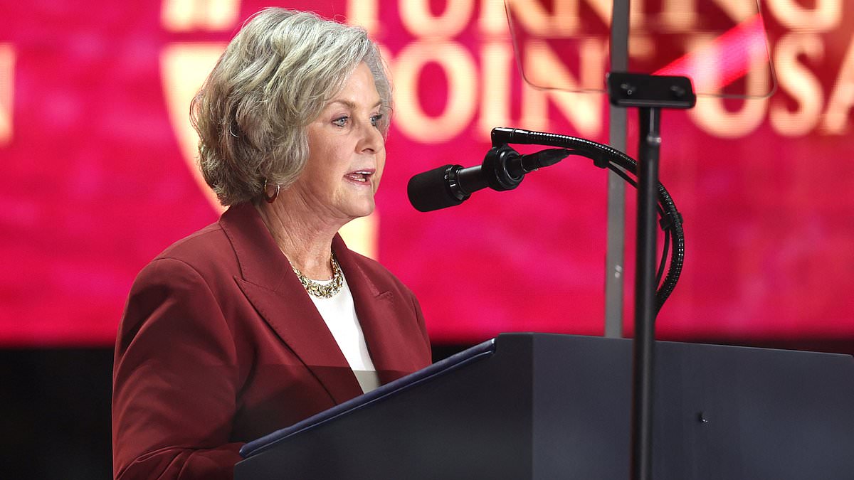 Trump aides attend Charlie Kirk memorial as Susie Wiles tears up delivering tribute