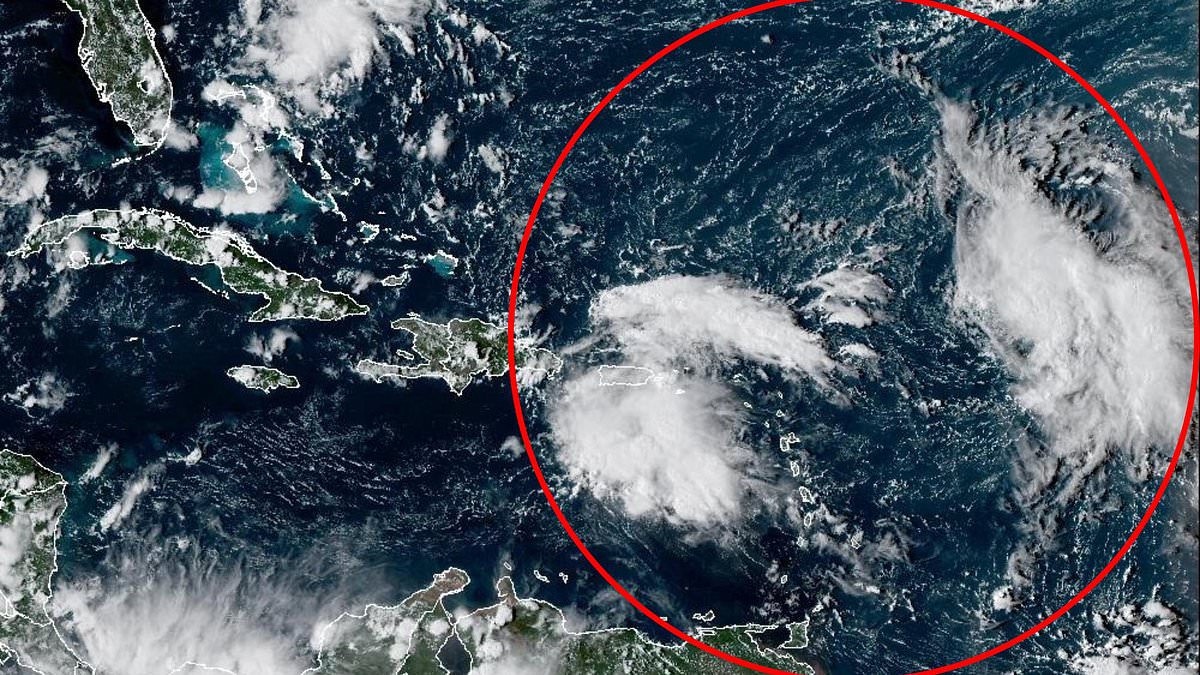 Rare Fujiwhara Event Near East Coast Prompts Forecasters to Watch Two Atlantic Storms