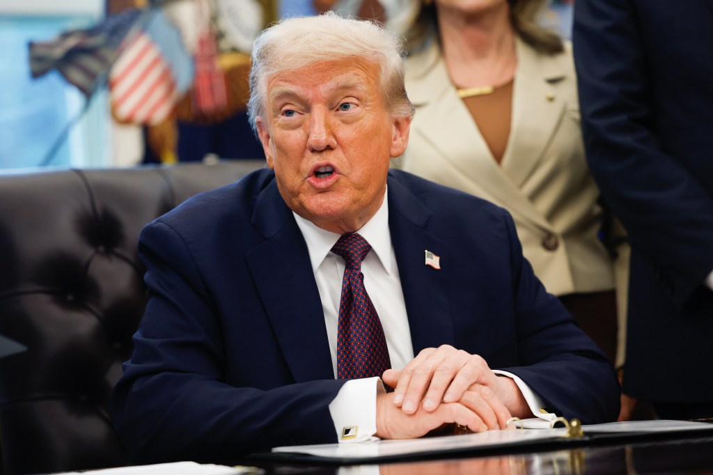 Trump signing memorandum