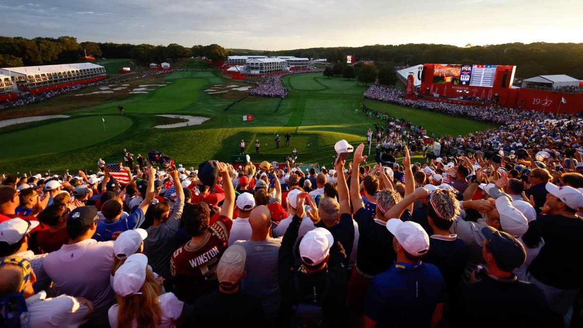 Fans at the Ryder Cup