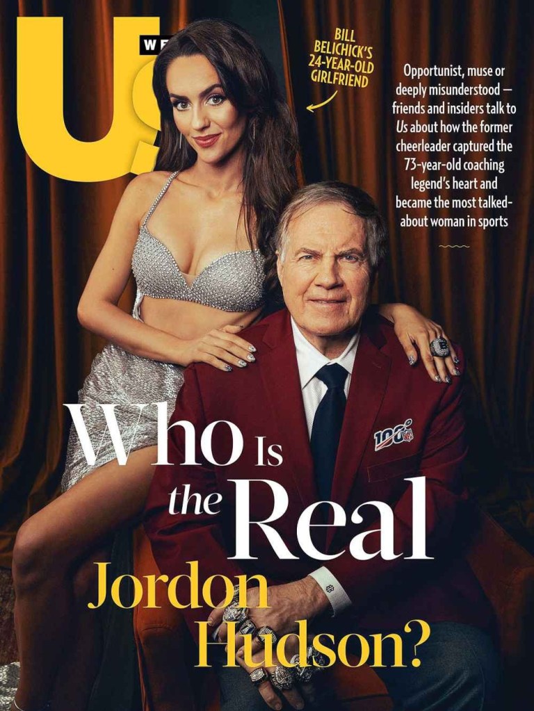 Jordon Hudson and Bill Belichick