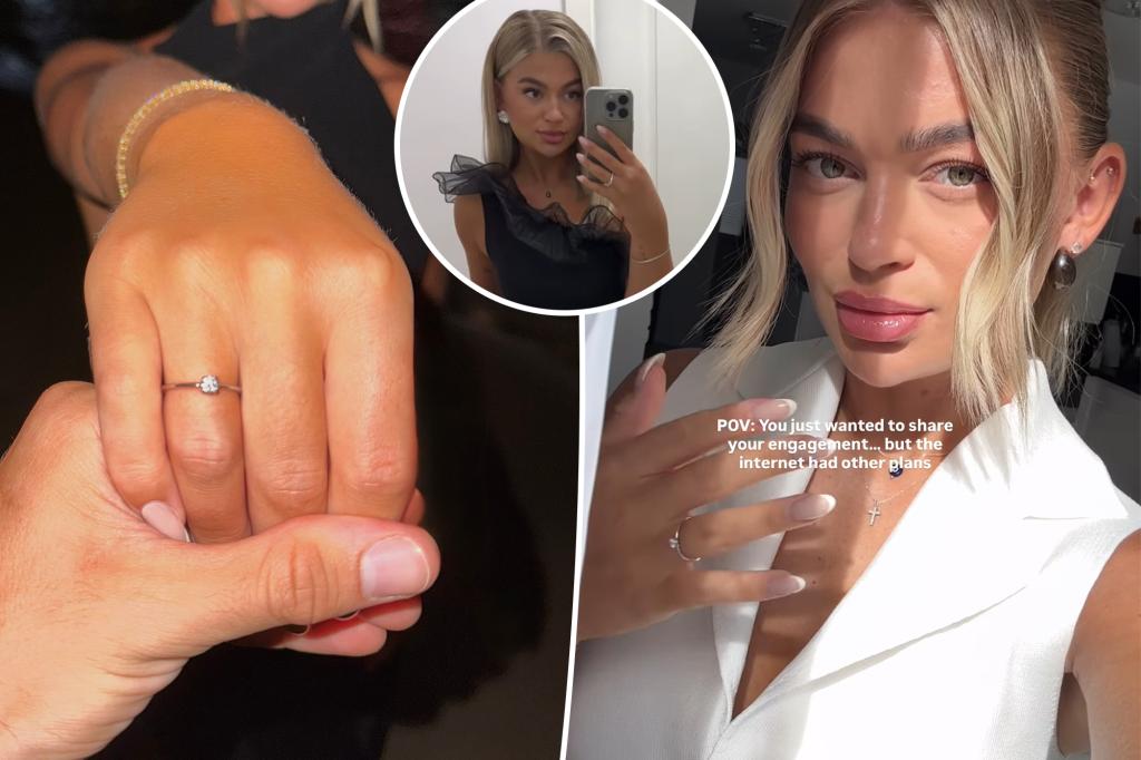 Influencer engagement post goes viral amid backlash over ring size