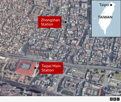 Three killed, nine injured in Taipei metro knife attack after smoke bombing