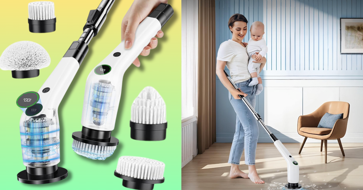 Knee-Saving Spin Scrubber On Sale For $25, 24% Off