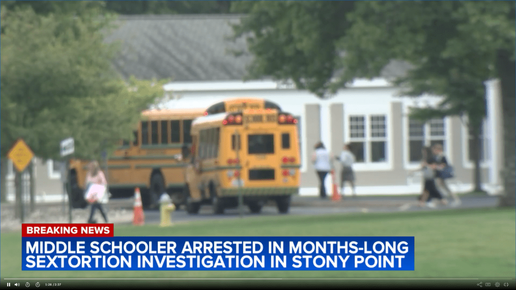 Upstate middle schooler charged in sextortion scheme that may involve hundreds of victims