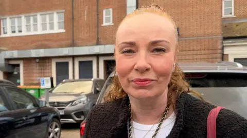 Disabled parking bays in busy areas