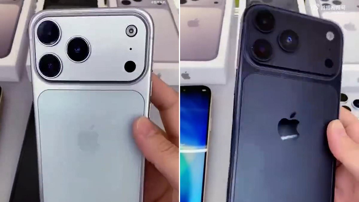 Leaked video appears to show iPhone 17 Pro Max with full-width camera island ahead of Apple event