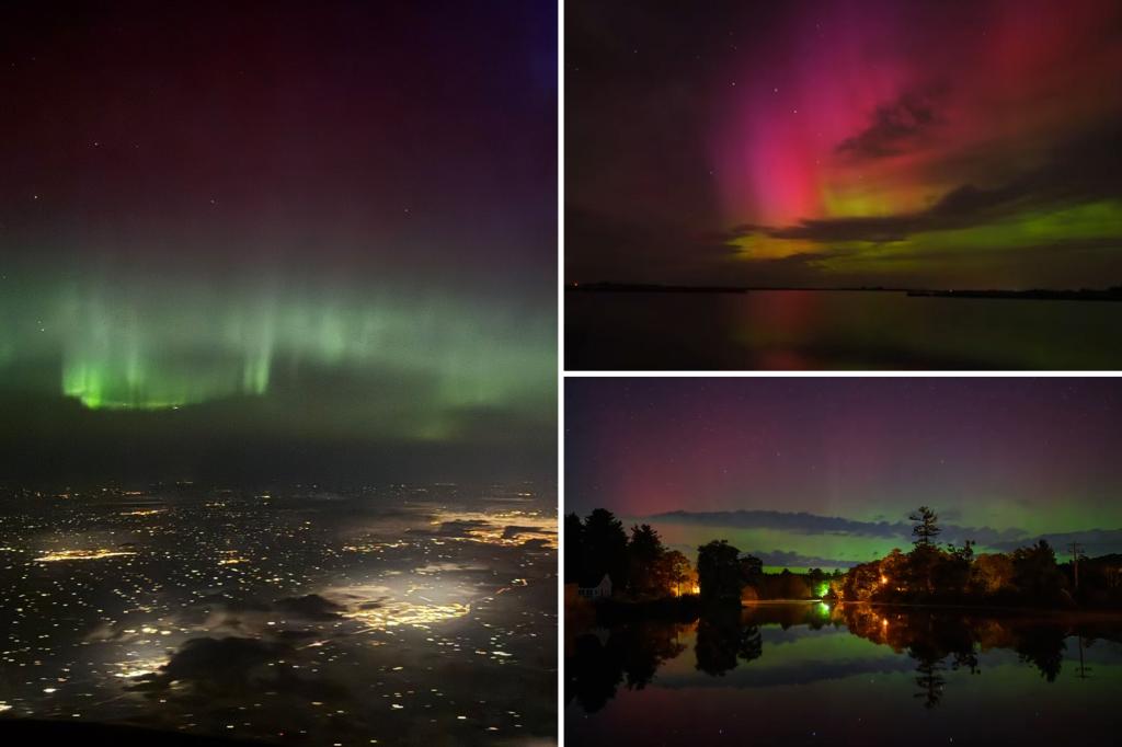 Strong Geomagnetic Storm Sparks Northern Lights Visible Across Northern U.S.