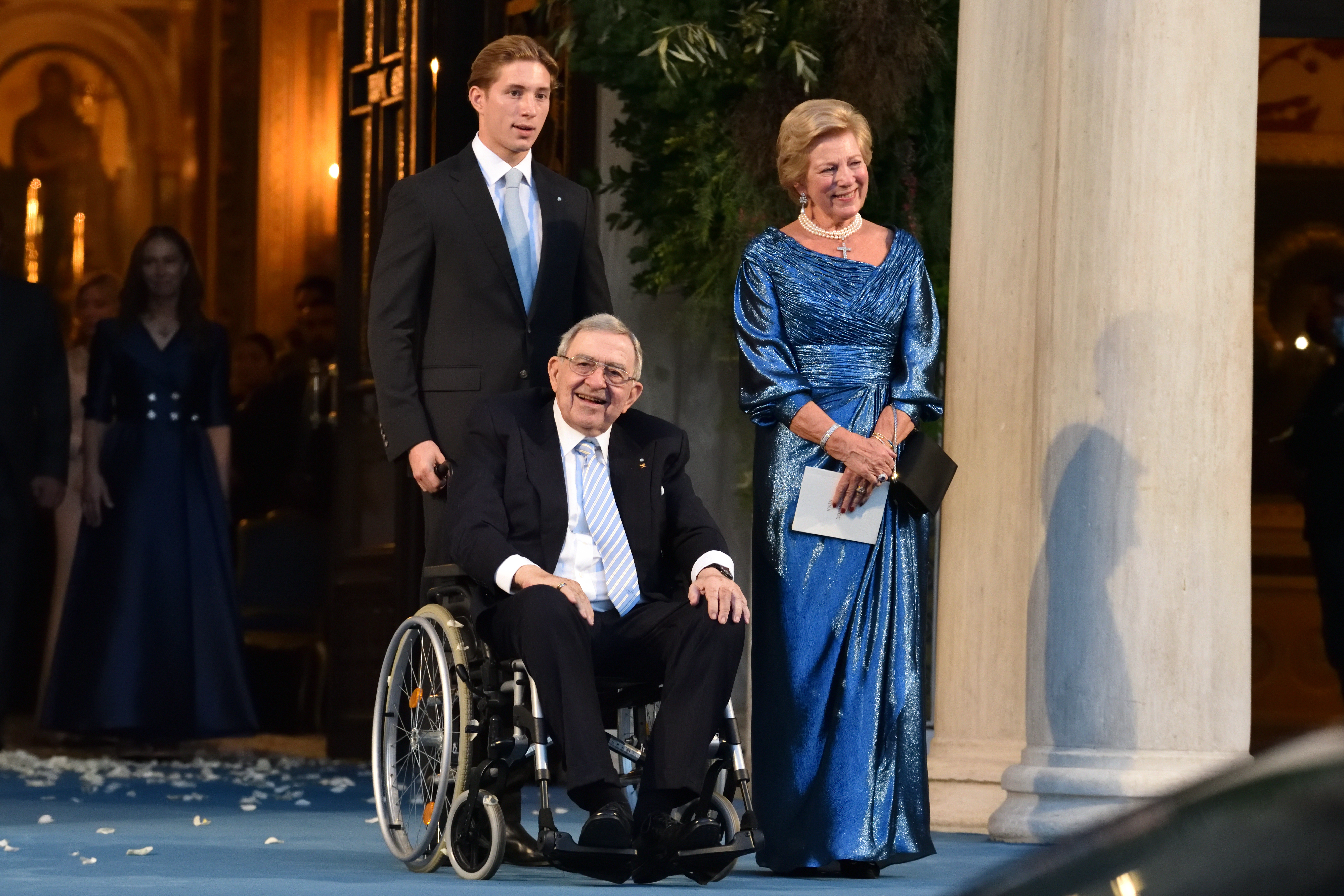 Prince Constantine-Alexios in casual attire during a separate outing