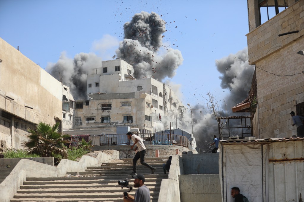 Palestinian casualties in Gaza