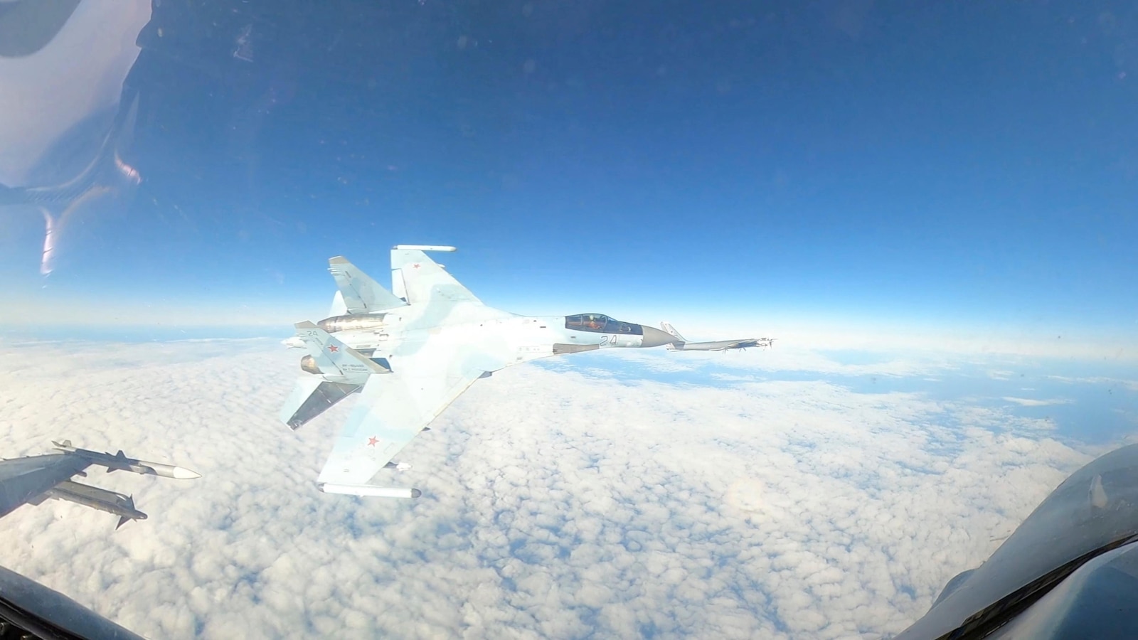 Russian warplanes intercepted near Alaska for ninth time this year, NORAD says