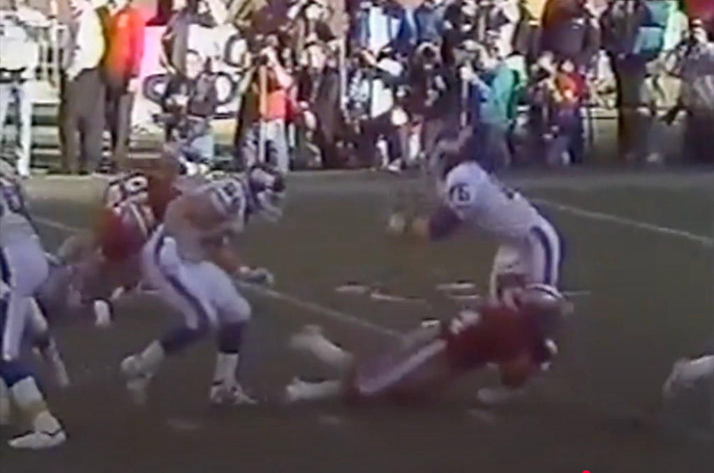 Hostetler in Giants uniform