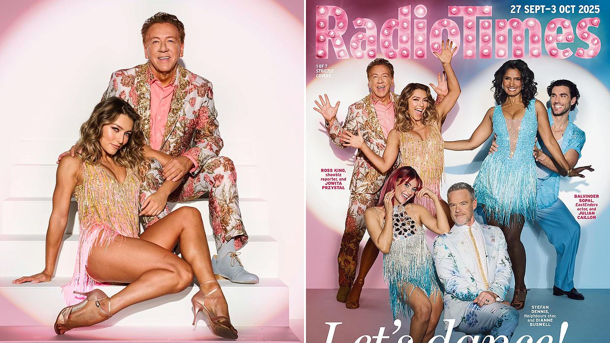 Ross King and Jowita Przystal say they’ve been told off for chatting too much on Strictly Come Dancing