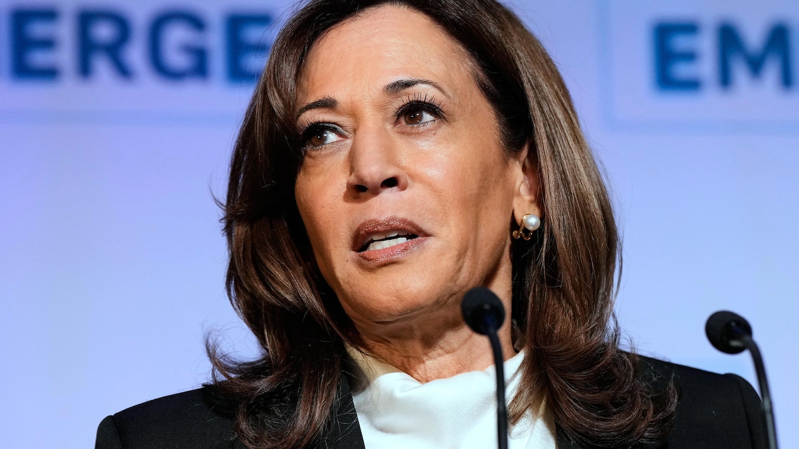 Kamala Harris says she had a responsibility to argue against Biden running again