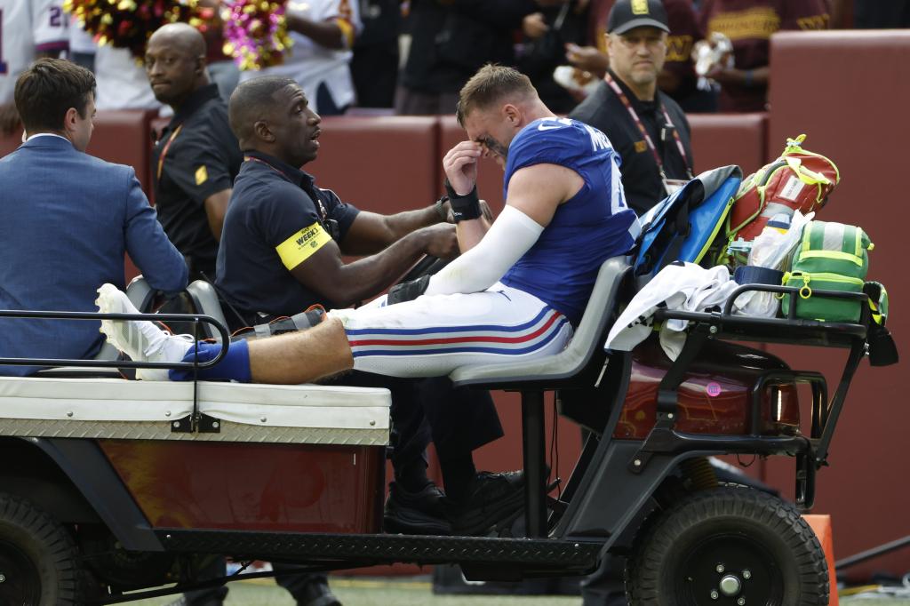 Giants say Micah McFadden avoided worst after terrifying Week 1 injury; tests continue