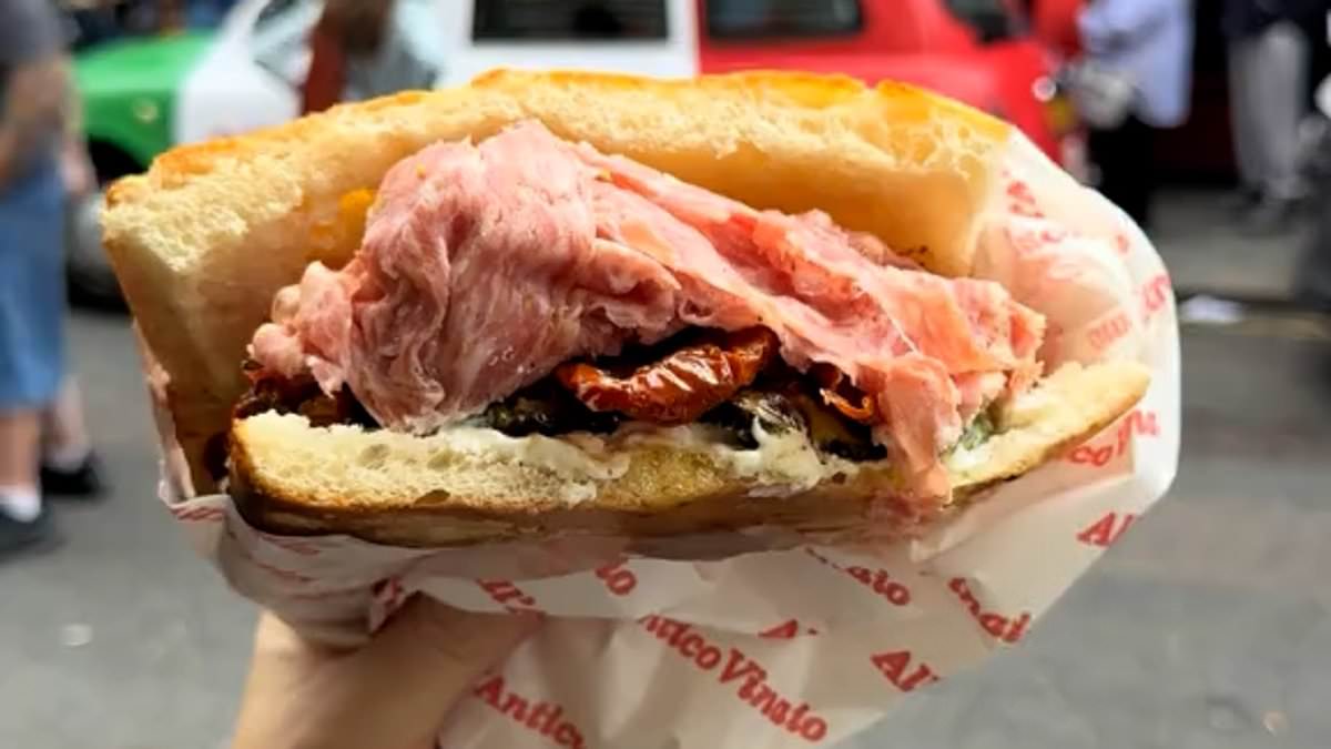 Florentine phenomenon All’Antico Vinaio opens London Soho outpost, 10-pound-plus sandwiches draw crowds