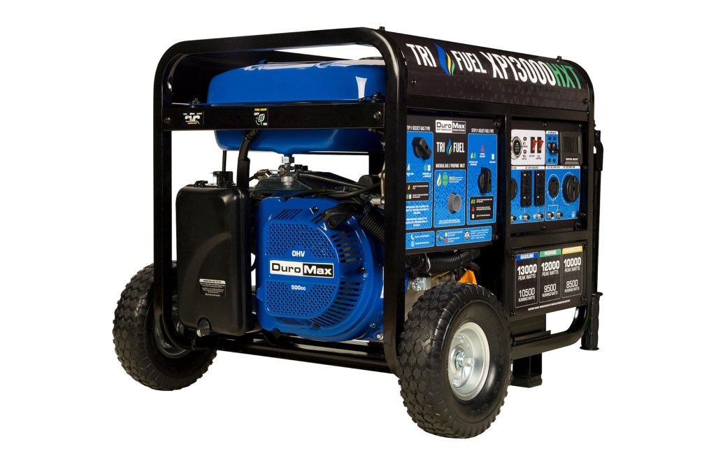 Portable generator context on wheels