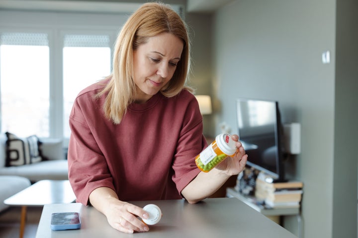 physician reviewing chart