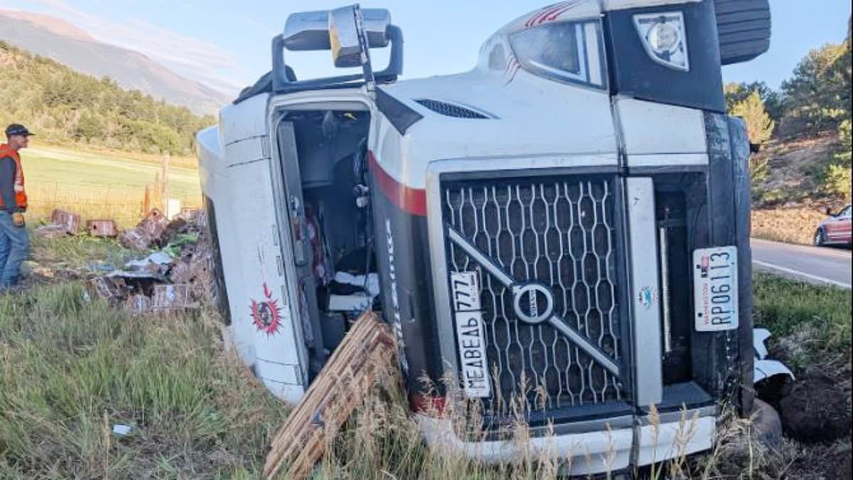 Overturned Colorado Semi Spills Load of Sweet Corn; Firefighters, Sheriff’s Office Distribute Crop to Residents