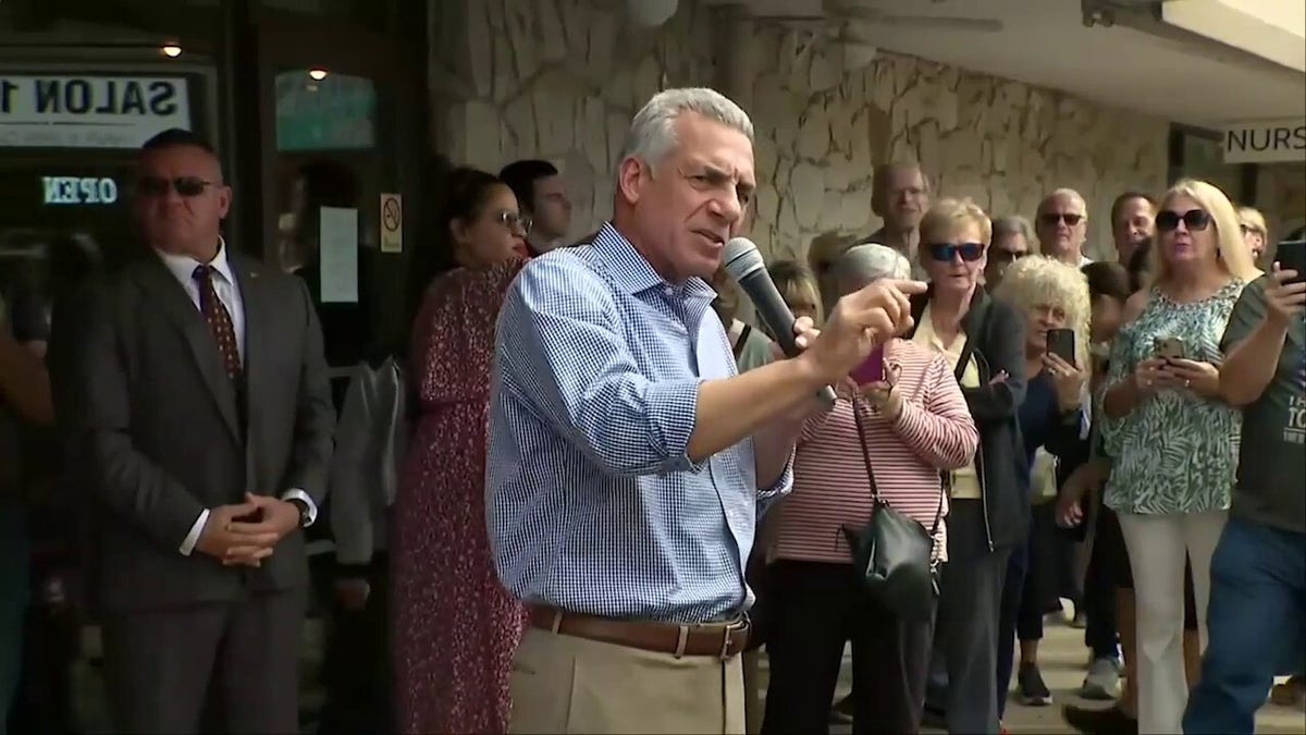 Ciattarelli slams Sherrill at New Jersey town hall, labeling her not a centrist