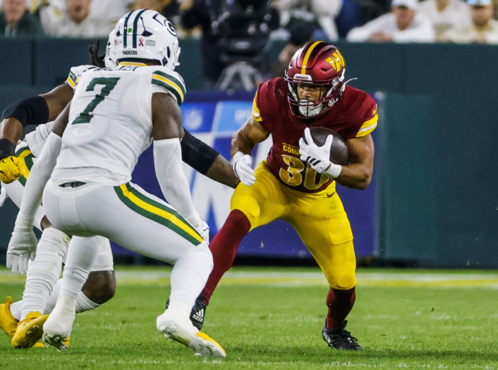 Commanders' Austin Ekeler out for season with torn Achilles