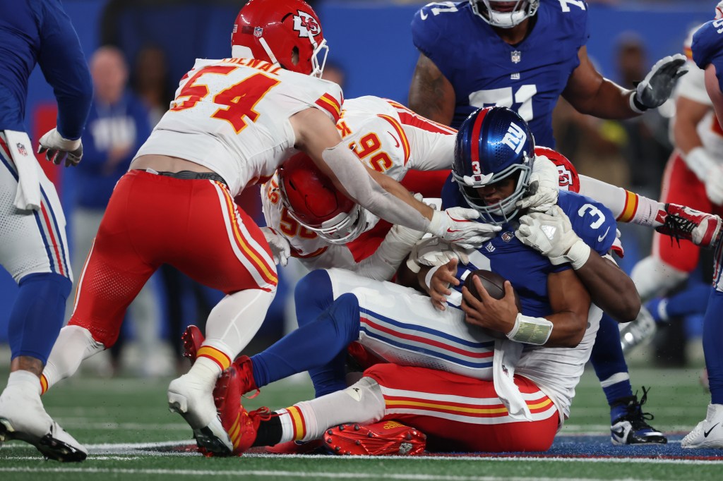 Russell Wilson sacked