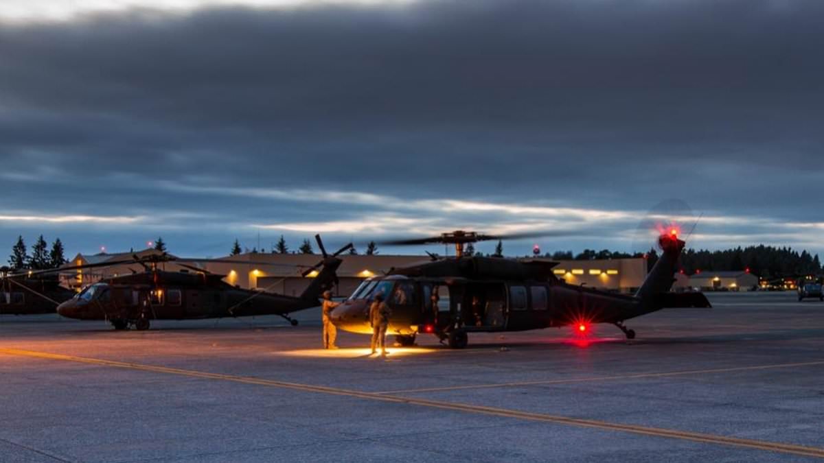 Four special operations soldiers aboard Black Hawk crash near JBLM; rescue halted by fire