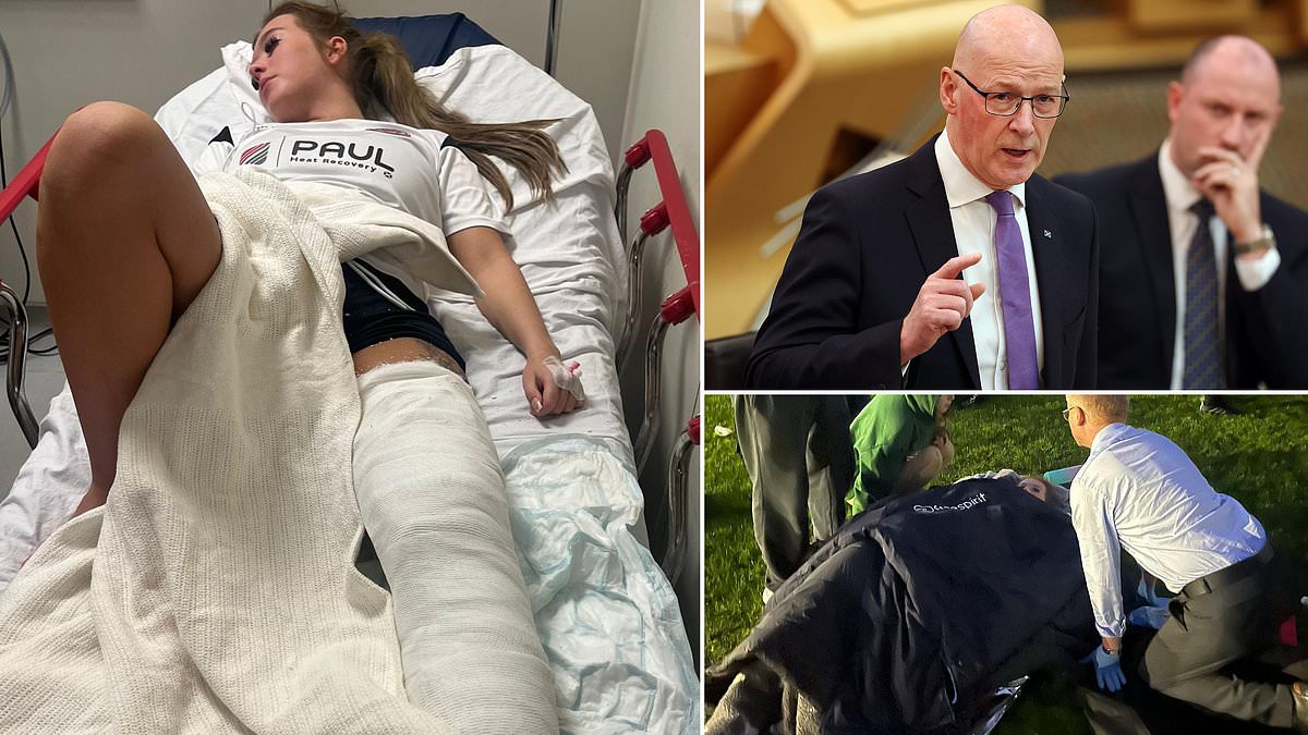 Scottish leader apologizes after five-hour ambulance wait for footballer with broken leg