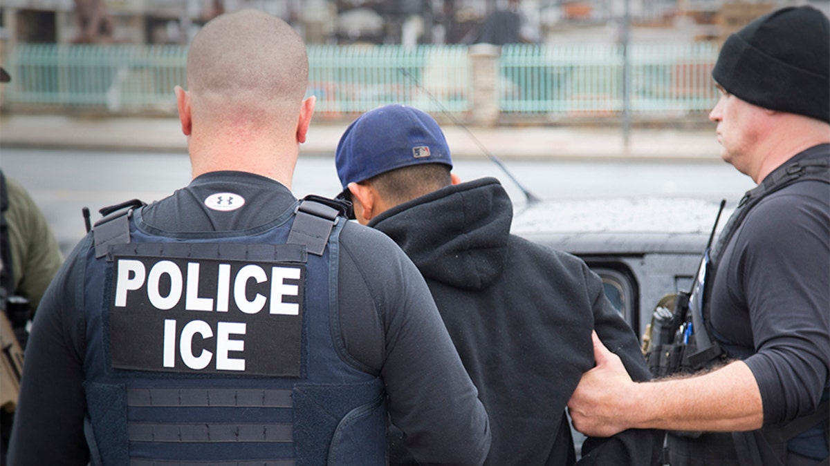 ICE agents during operations