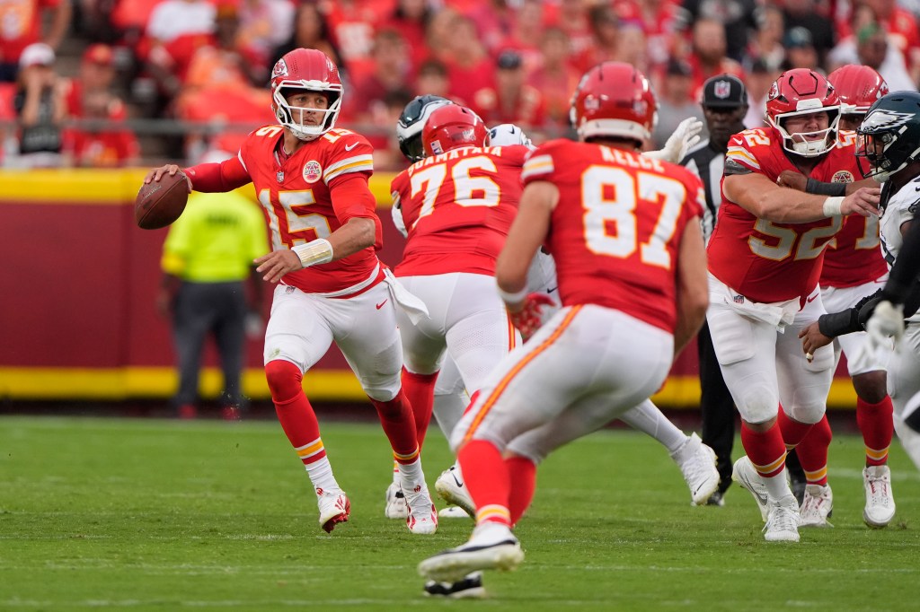 Locker-room or sideline view from NFL action